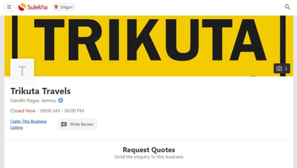 Trikuta Travels agents in Katra